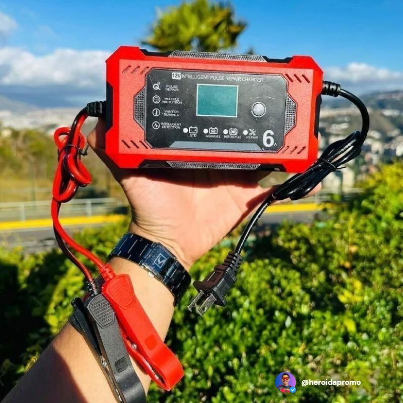 Carregador Inteligente de Bateria DUOSEG para Carro e Moto