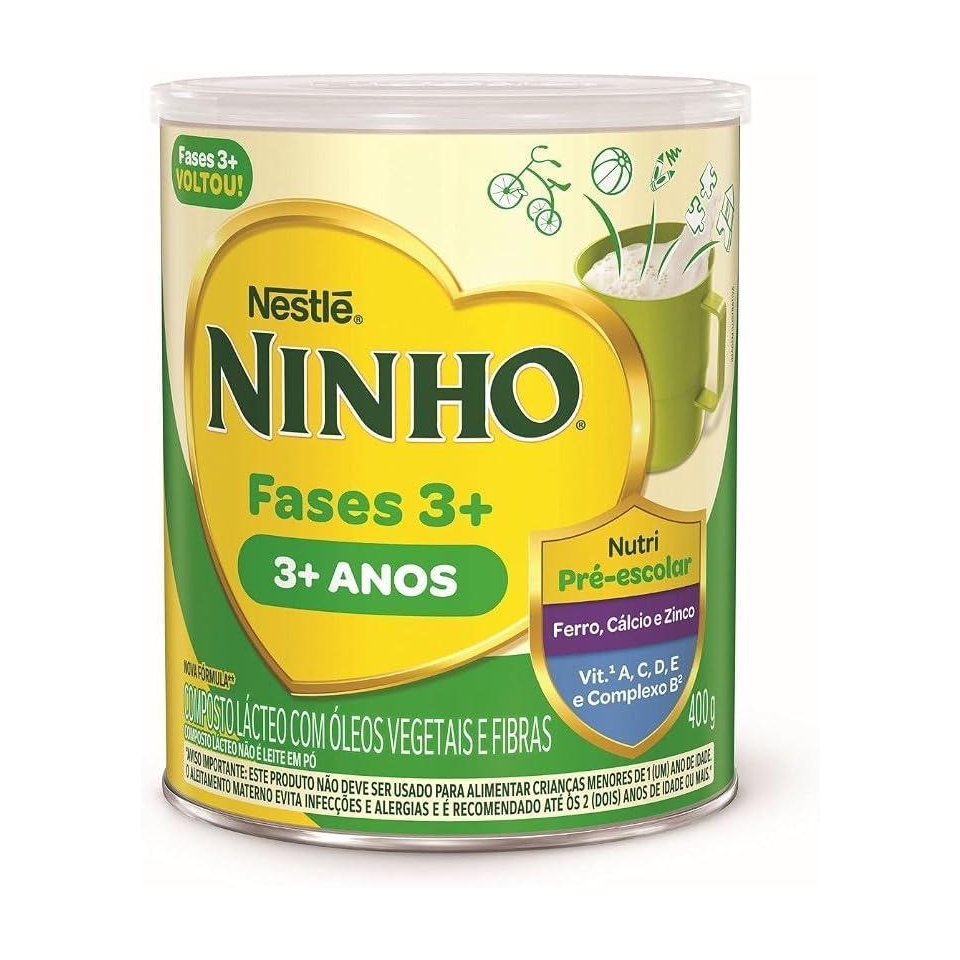 Leite em Po Ninho Fases 3+ 400g