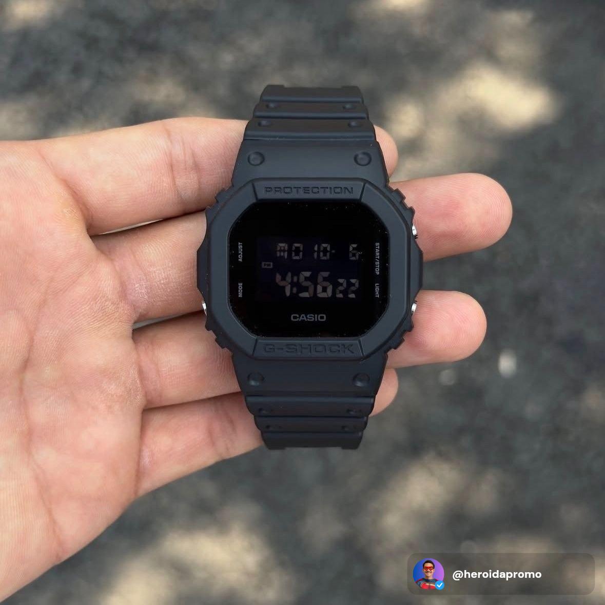 Relógio Masculino Casio G-Shock Digital Preto DW-5600BB-1DR