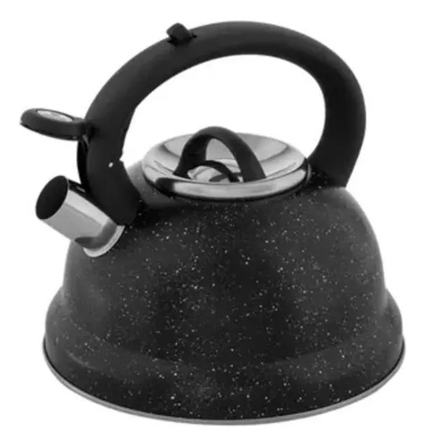 Chaleira Brinox 2,7L Preto Marble Linha Roma
