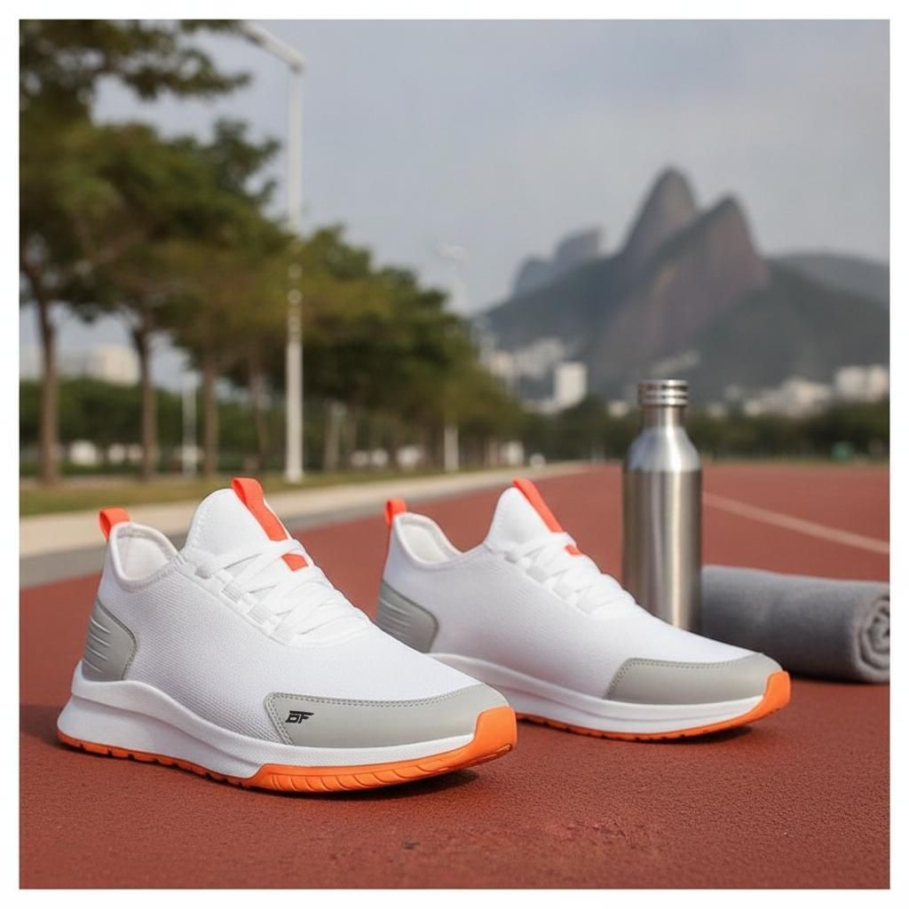 Tênis Masculino Esportivo Branco BF Shoes