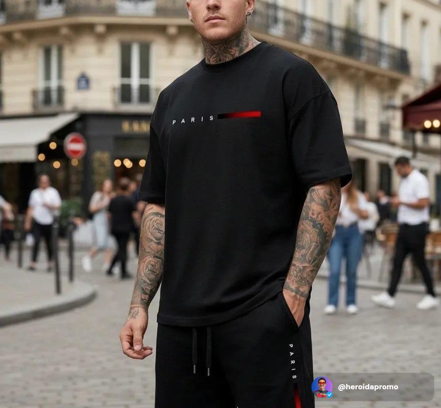Kit Conjunto Estampado Paris