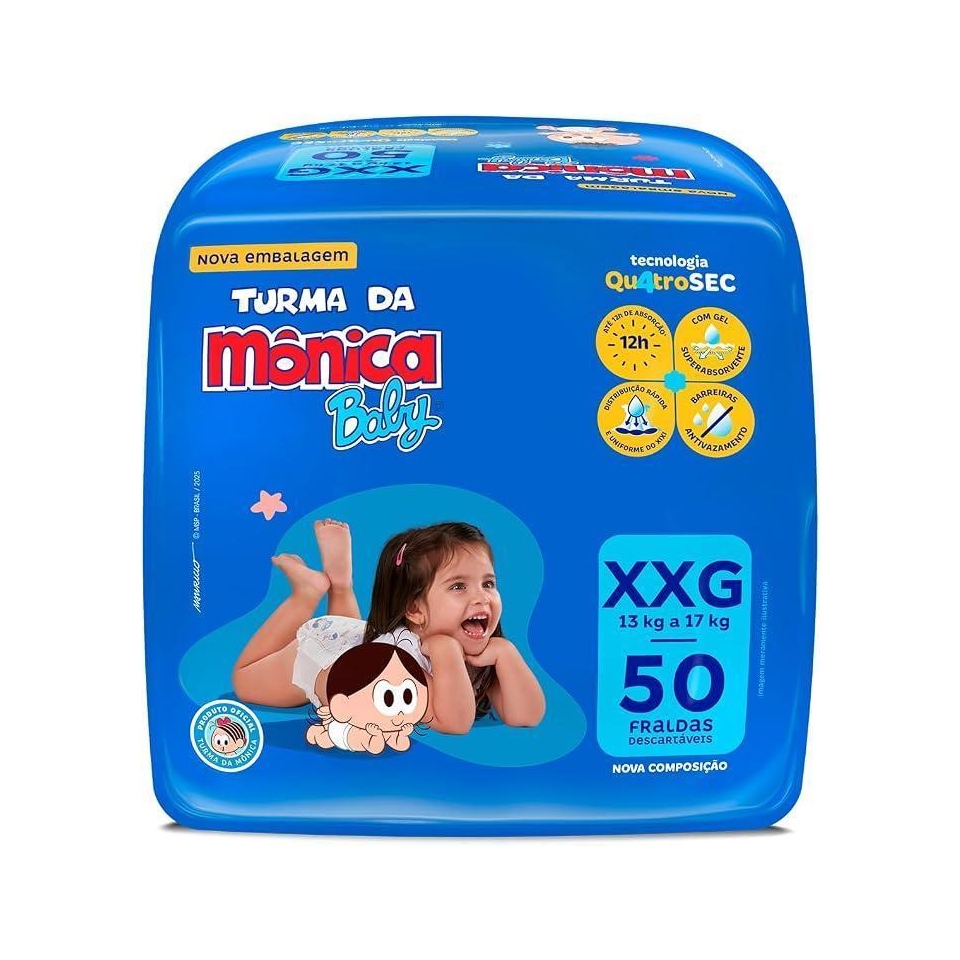 Fralda Descartável Turma da Mônica Baby