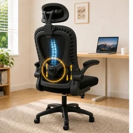 Cadeira de Escritorio Ergonomica com Apoio Lombar