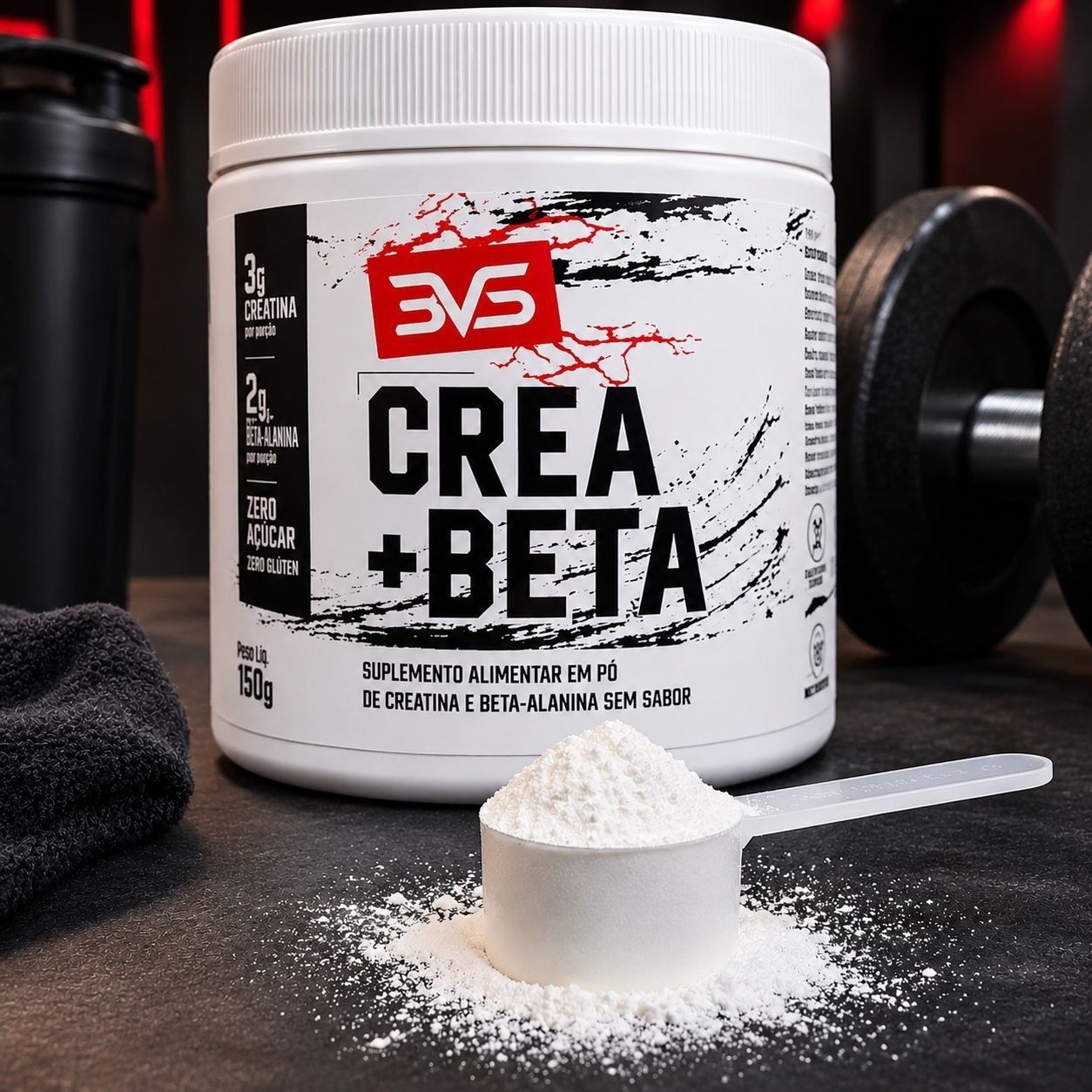 Creatina beta alanina formula avancada para treinos de alta intensidade com zero carboidrato 150g