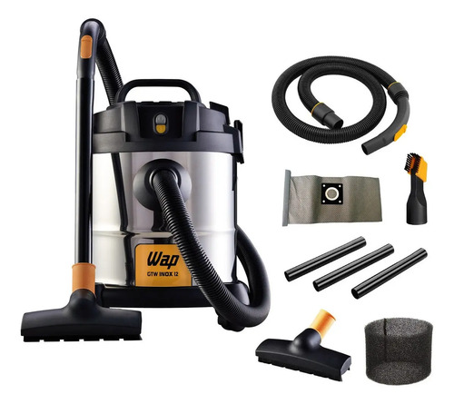 Aspirador de Pó e Água Wap GTW Inox 12 1400W 127V