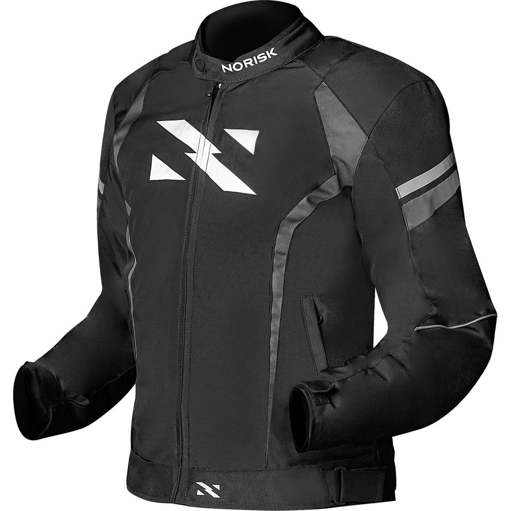 Jaqueta Norisk Tornado Preto / Branco Para Moto Impermeável Proteção | Shopee Brasil