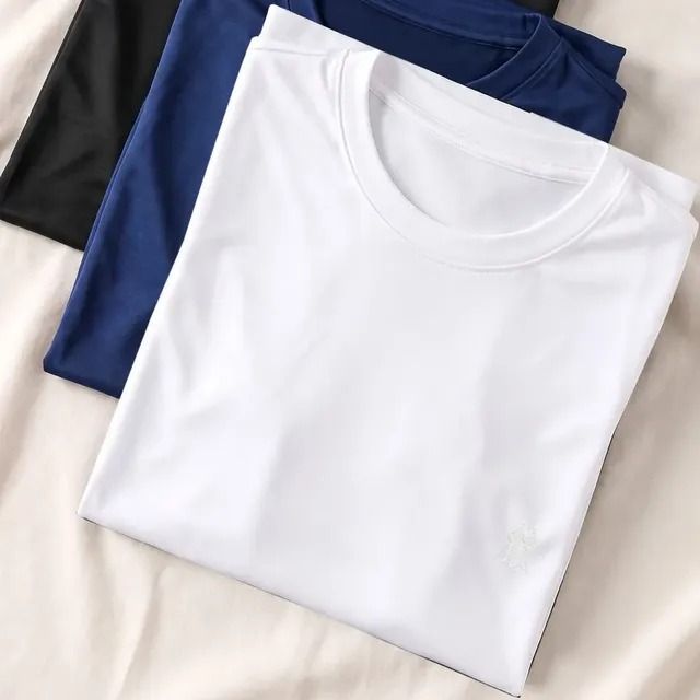 Kit 3 camiseta esportiva basica polo wear