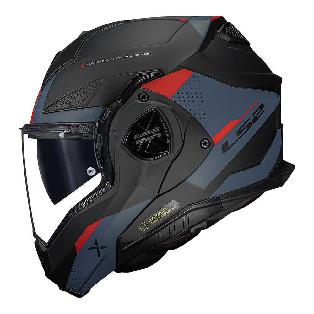 CAPACETE LS2 ADVANT X OBLIVION AZUL FOSCO | Shopee Brasil