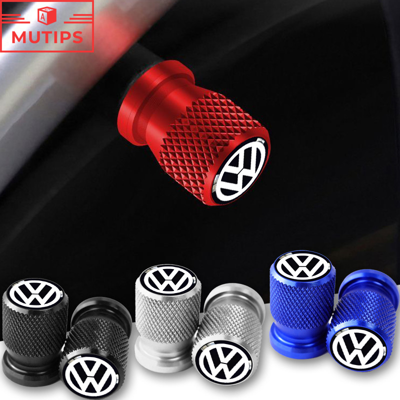 Tampa de Válvula de Pneu Volkswagen Metal 4 Pcs
