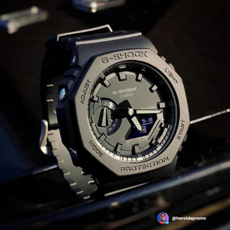 Relógio Casio G-Shock Masculino Carbon GA-2100-1A1DR