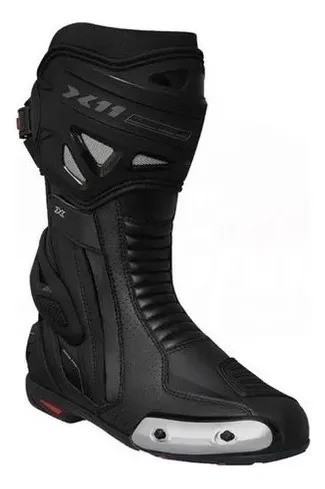 Bota X11 Speed Masculina Race Pro Cano Longo Motociclista