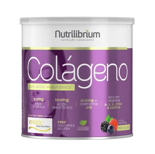 Colêgeno Nutrilibrium em Pó Sabor Frutas Vermelhas 200g