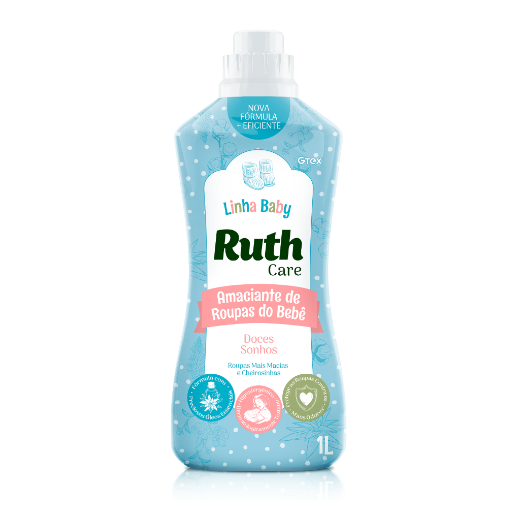 Amaciante Diluído Baby Care Doces Sonhos Ruth 1L | Shopee Brasil