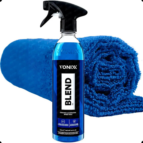 Vonixx Blend 500ml Proteção e Brilho com Flanela Microfibra