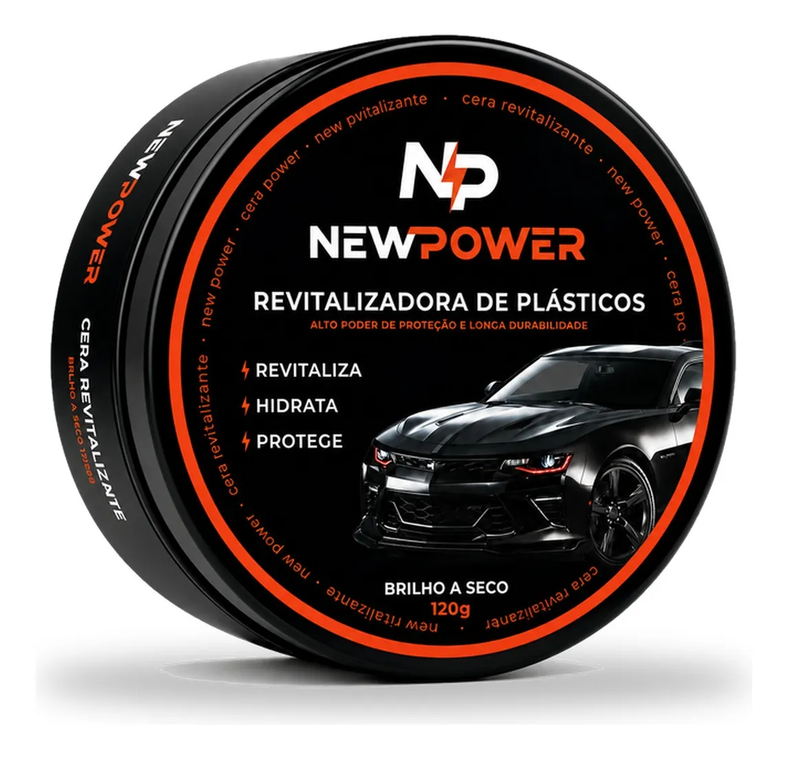 Revitalizador de Plásticos, Couro e Para-choque 120g