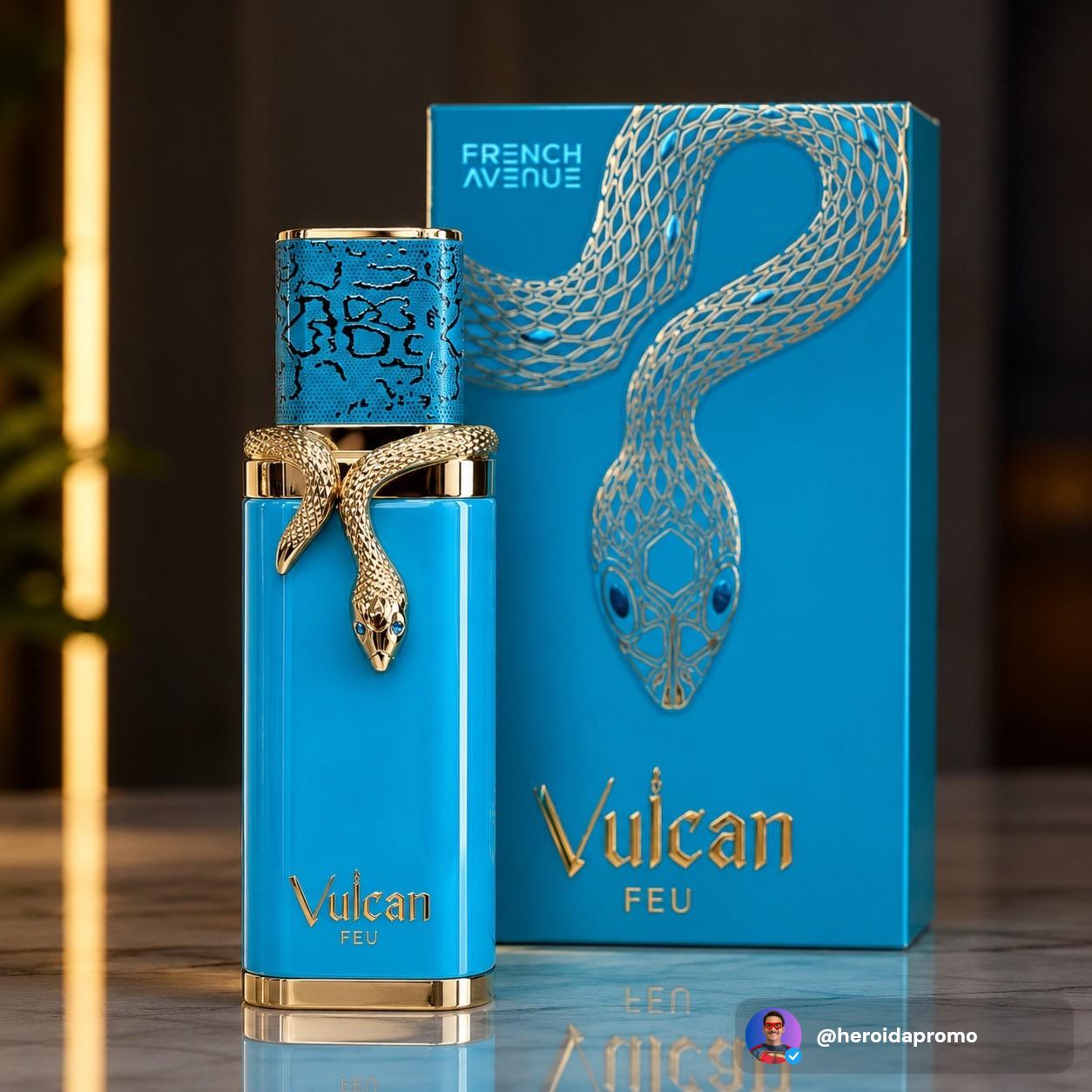 Perfume Árabe Eau De Parfum French Avenue Vulcan Feu 100ml