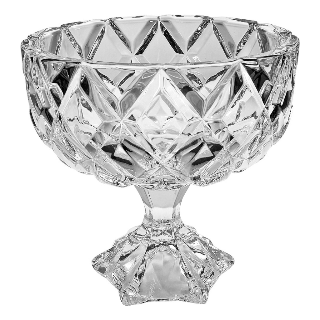 Bomboniere de Vidro 600ml Decorativa Centro de Mesa