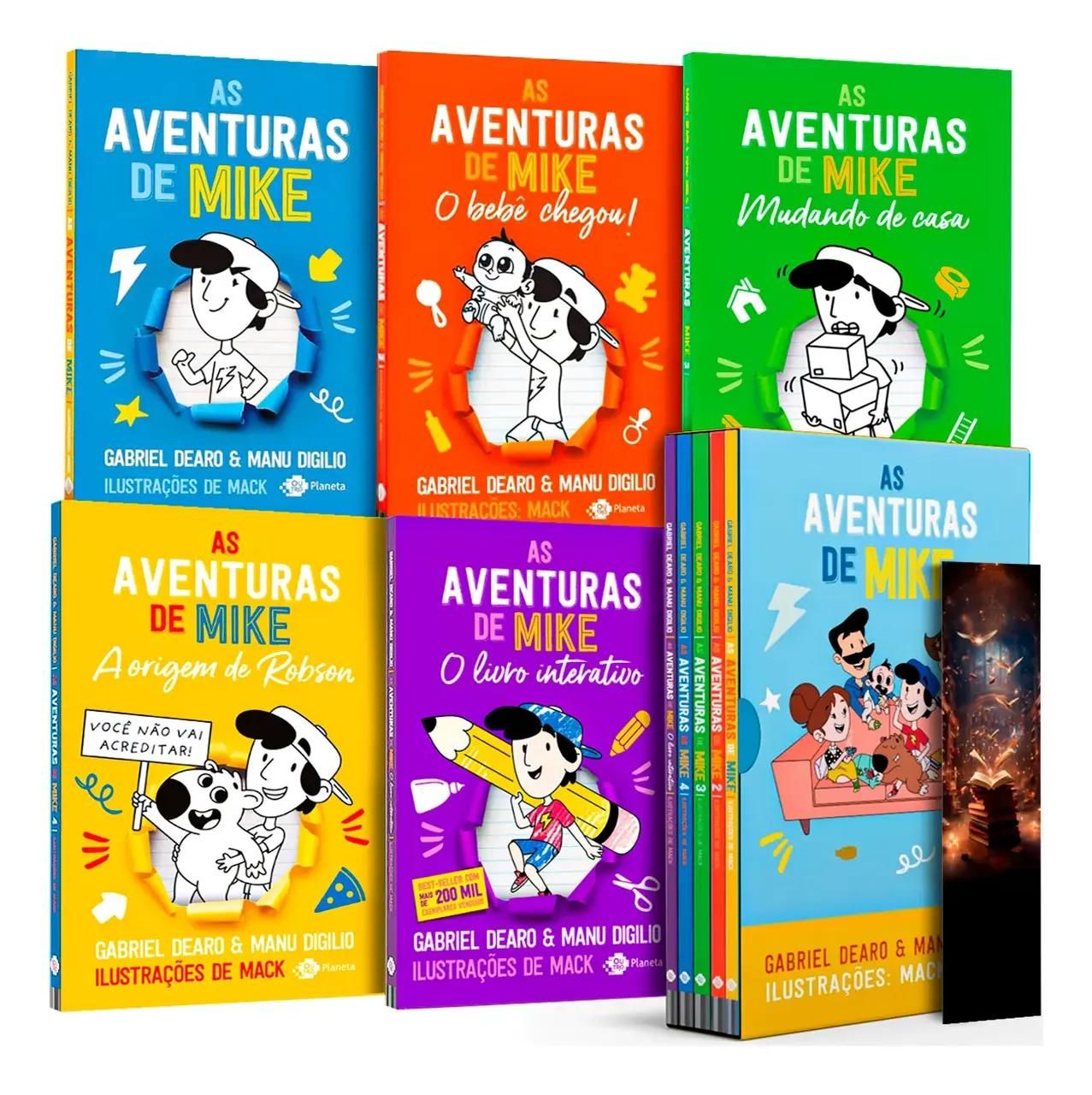 Coleção infantil 4 volumes + livro interativo