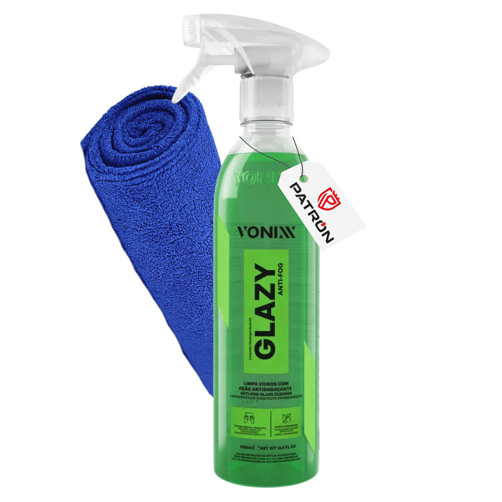 Glazy Anti Fog Vonixx 500ml Anti Embaçante para Vidros com Pano