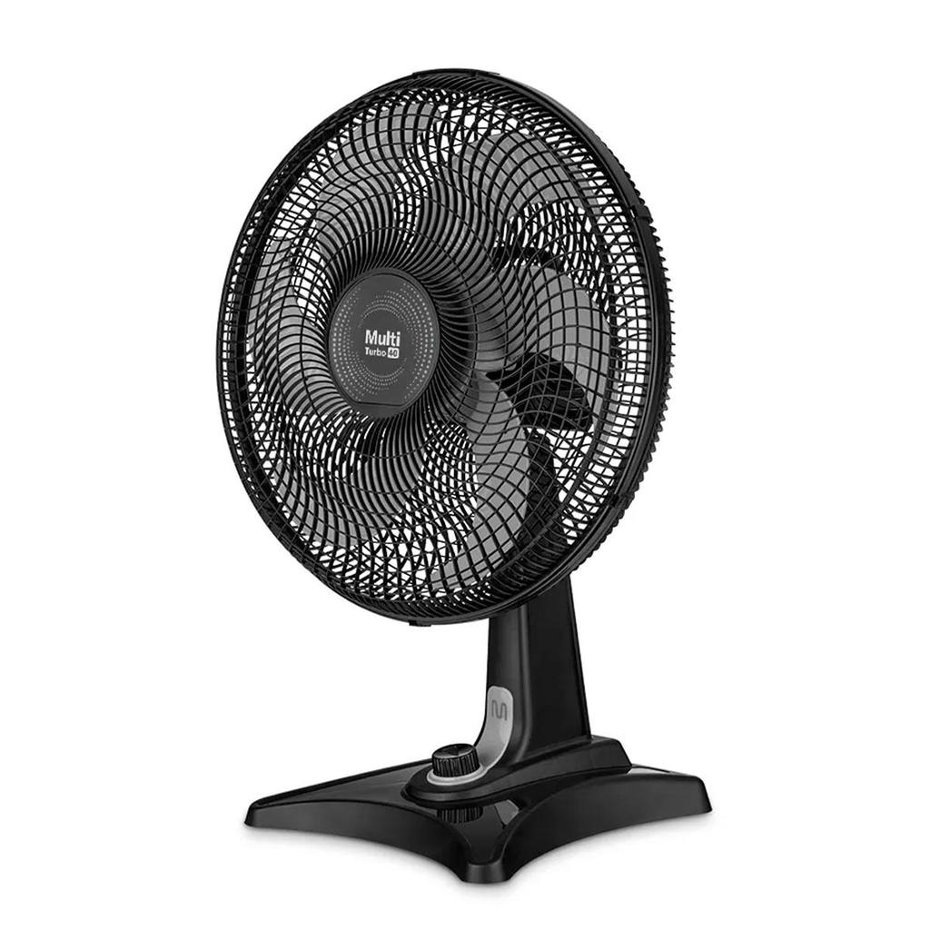 Ventilador de Mesa Multi Turbo 40 135w 3 Velocidades Preto VL40 Multilaser