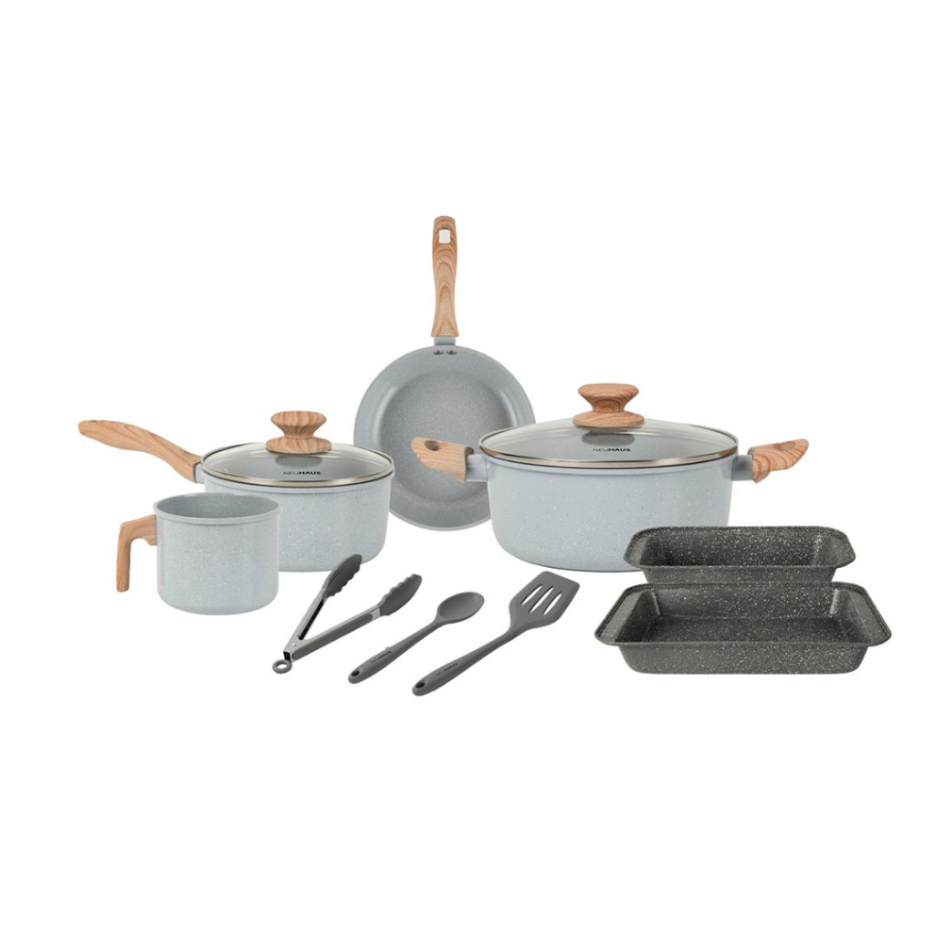 Conjunto de Panelas Neuhaus Smart Ceramic 9 Peças Indução | Shopee Brasil