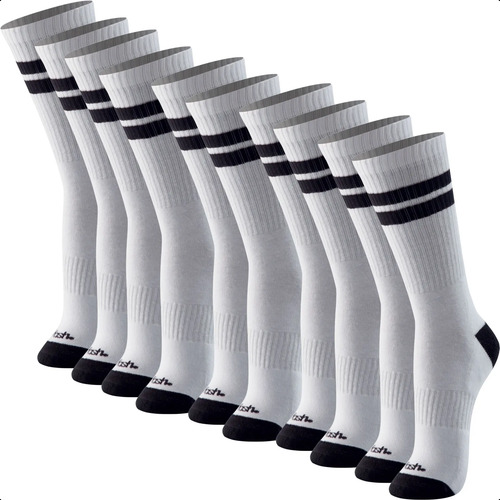 Kit 5 Pares Meias Mash Cano Alto Esportivas