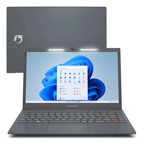 Notebook Positivo Vision C14 Celeron 8GB RAM 128GB eMMC Windows 11 14"