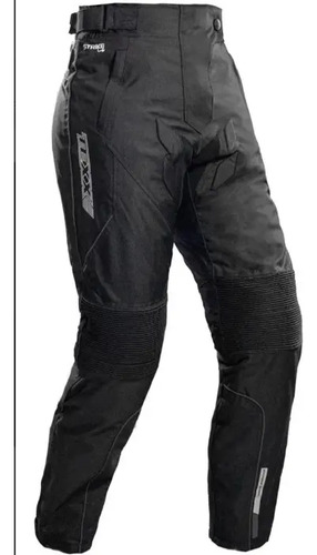 Calça Motoqueiro Texx Strike V2 Feminina Preta 4XL