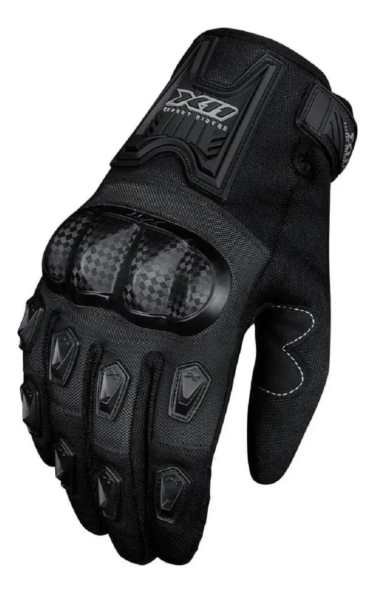 Luva Motoqueiro Moto Motociclista X11 Blackout Proteção Frio Cor Preto Tamanho Feminina M