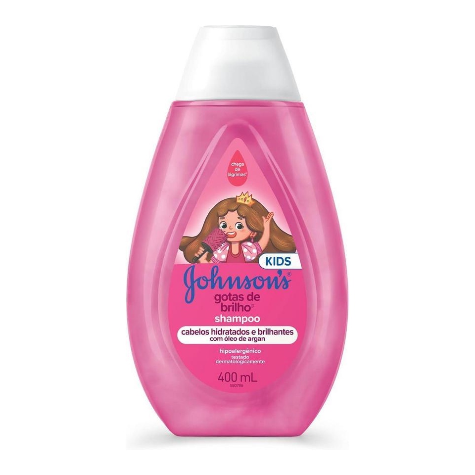 Shampoo Johnson's Baby Gotas de Brilho 400ml