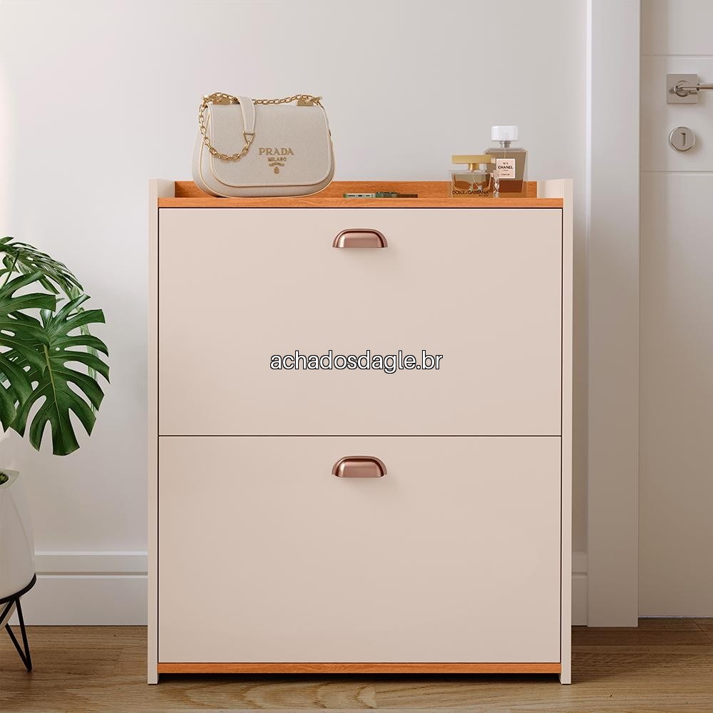 Sapateira Organizador de Calçados com Banquinho Closet Milano