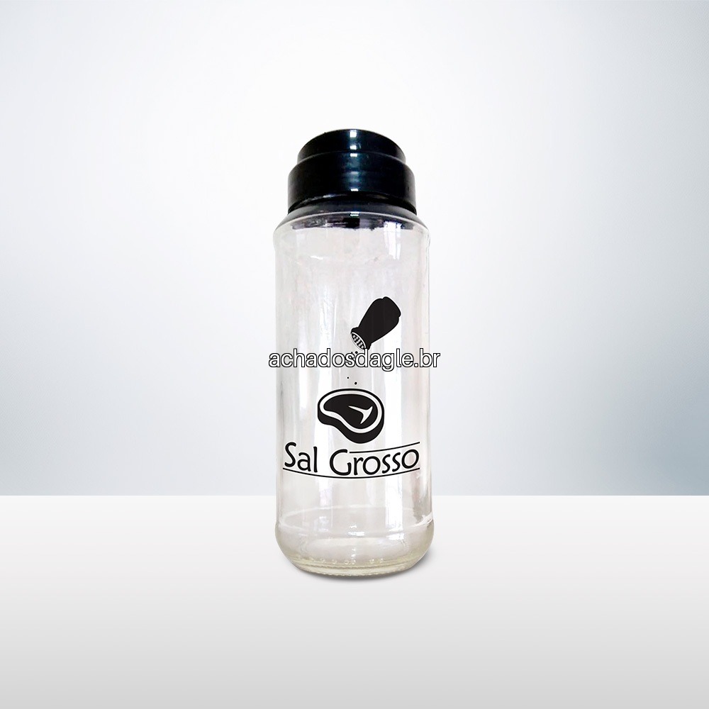 Pote de Vidro Vetrolar 550ml com Tampa de Polvilhar