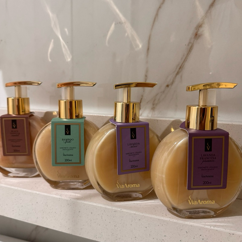 Sabonete Líquido Desodorante P/ Mãos Super Luxo Via Aroma