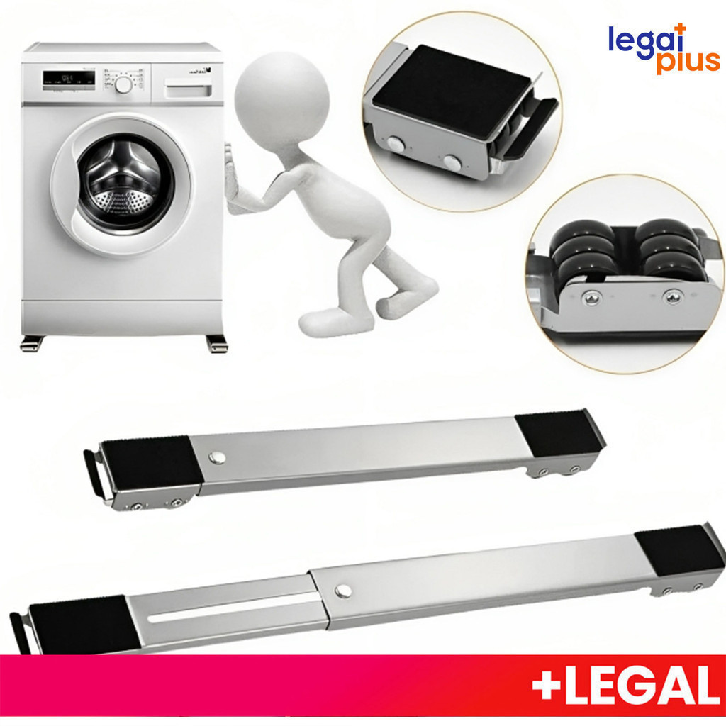 Base Móvel Para Máquina De Lavar Geladeira Suporte Universal Ajustável Com Rodinhos | Shopee Brasil
