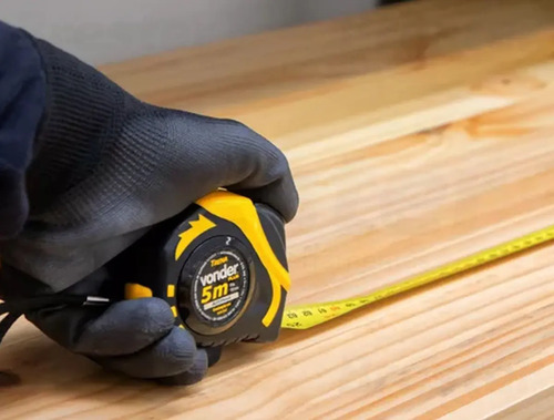 Trena de Aço 5m x 19mm Auto Trava Vonder Plus
