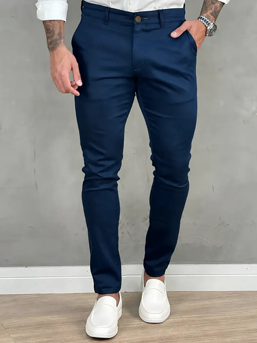 Calça Sarja Alfaiataria Esporte Fino 38 ao 48