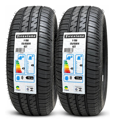 Kit 2 Pneus Firestone F700 175/65R14 82T Aro 14