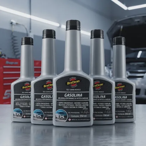 Kit 5 Melhor Aditivo Para Combustível Gasolina 250ml Premium