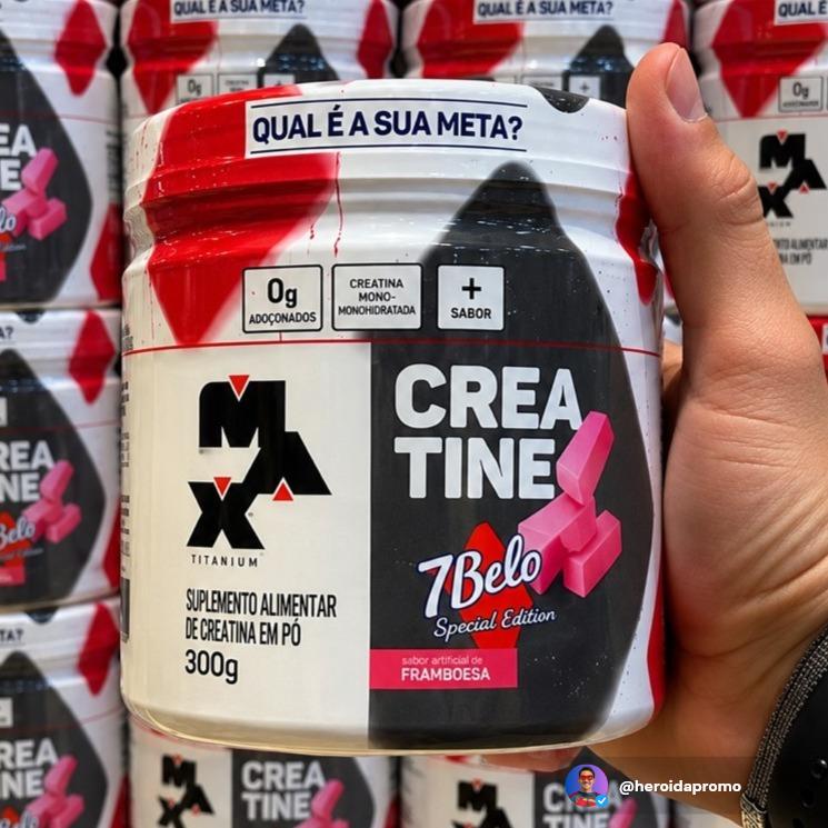 Creatina Monohidratada 7 Belo 300g Max Titanium