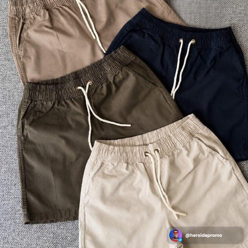 Kit 3 Shorts Mauricinho em Linho