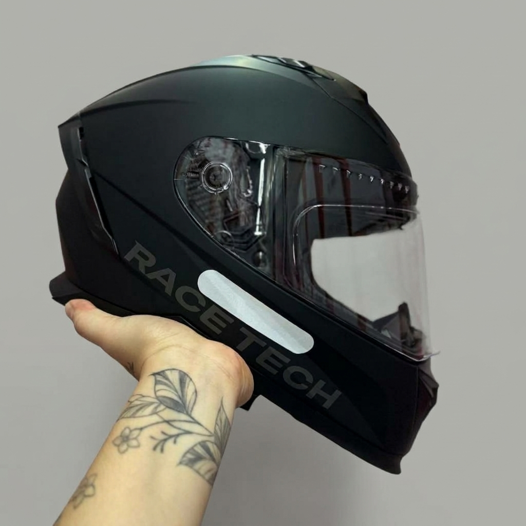 CAPACETE RACE TECH VOLT VISEIRA SOLAR MONOCOLOR PRETO FOSCO EXCLUSIVO PROMOÇÃO IMPERDIVEL